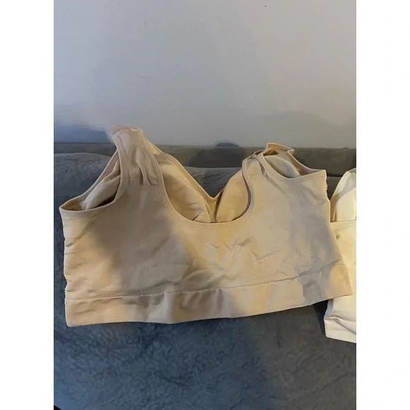 Shapermint TRUEKIND 3X Everyday Wireless Bralette NWT Comfort Bra Light Tan - Picture 3 of 3